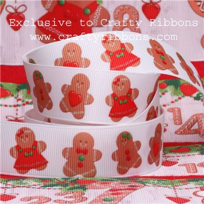 Gingerbread Ribbons - 25mm Gingerbreads